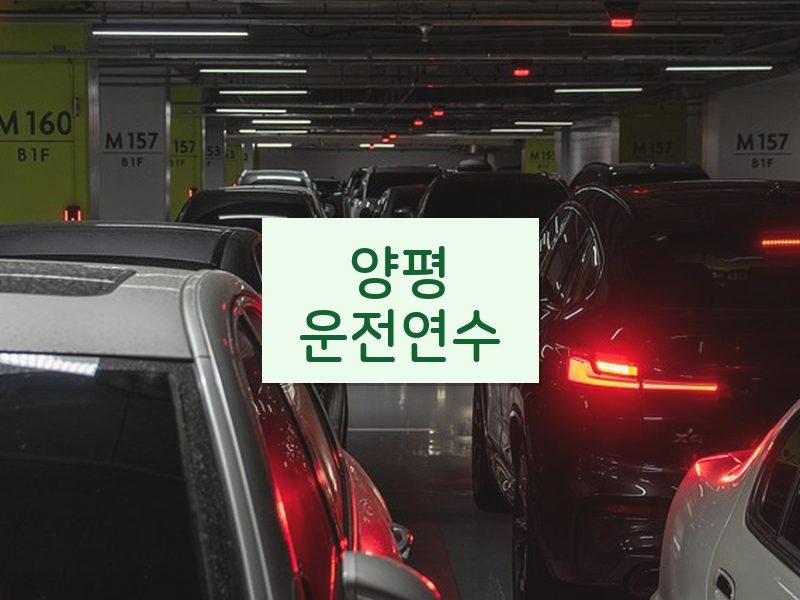 양평운전연수 후기