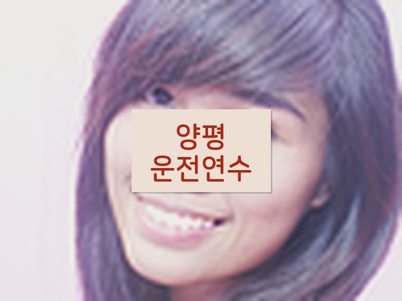 양평운전연수 후기