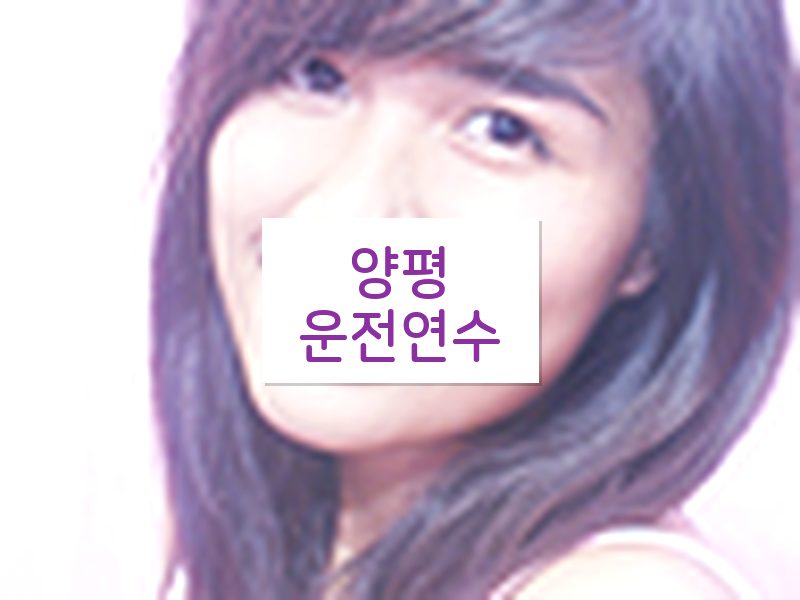 양평운전연수 후기
