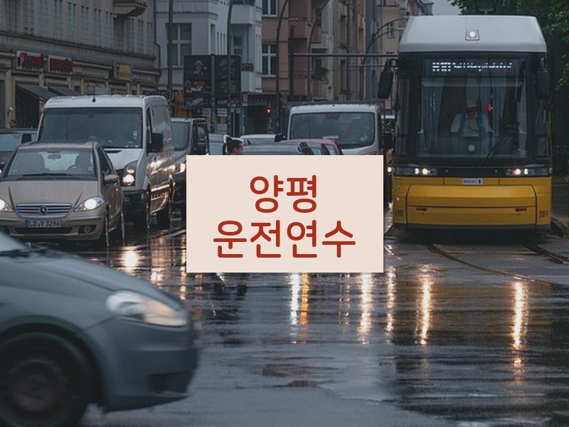 양평운전연수 후기