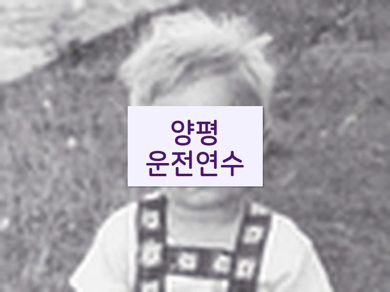 양평운전연수 후기