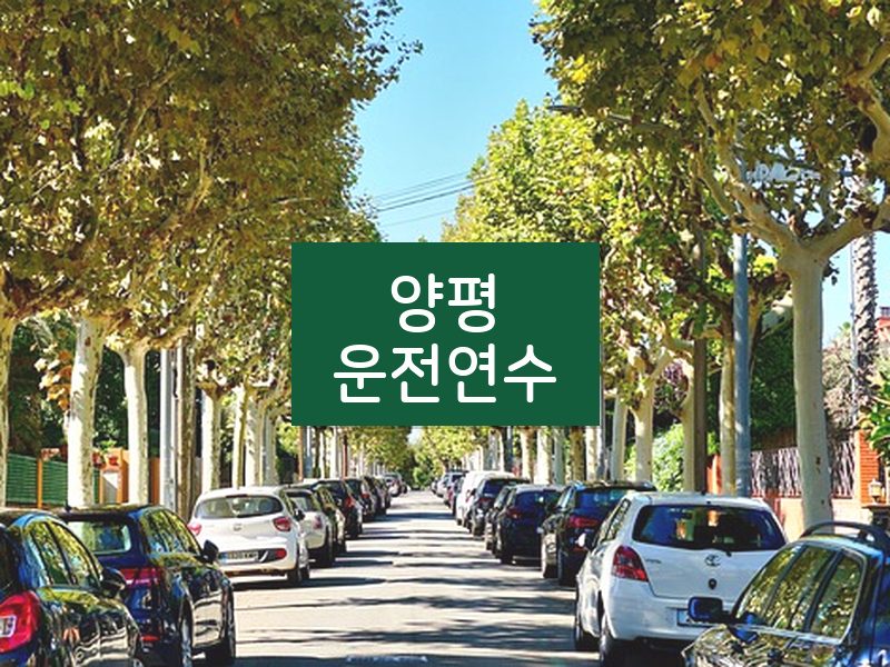 양평운전연수 후기