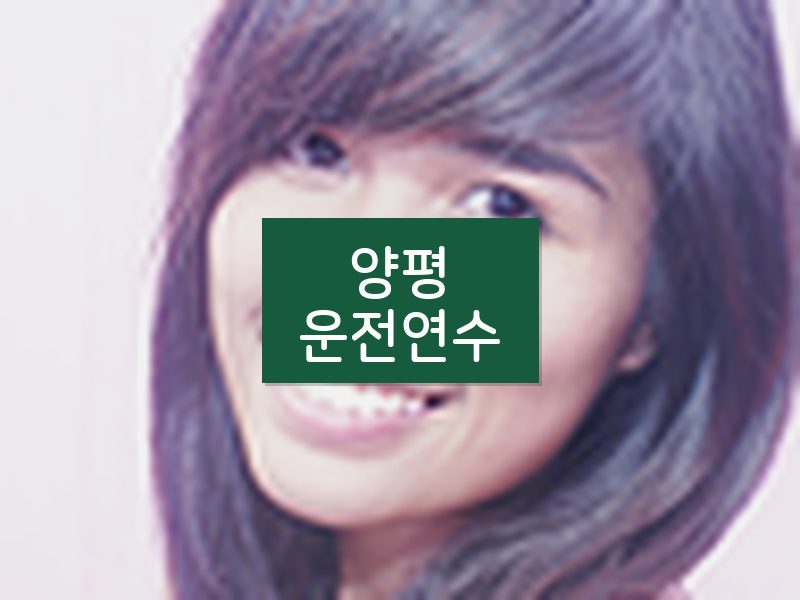 양평운전연수 후기