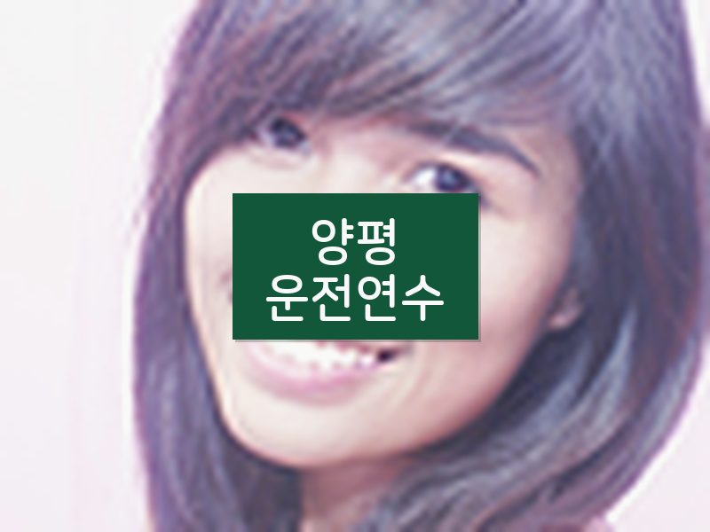 양평운전연수 후기